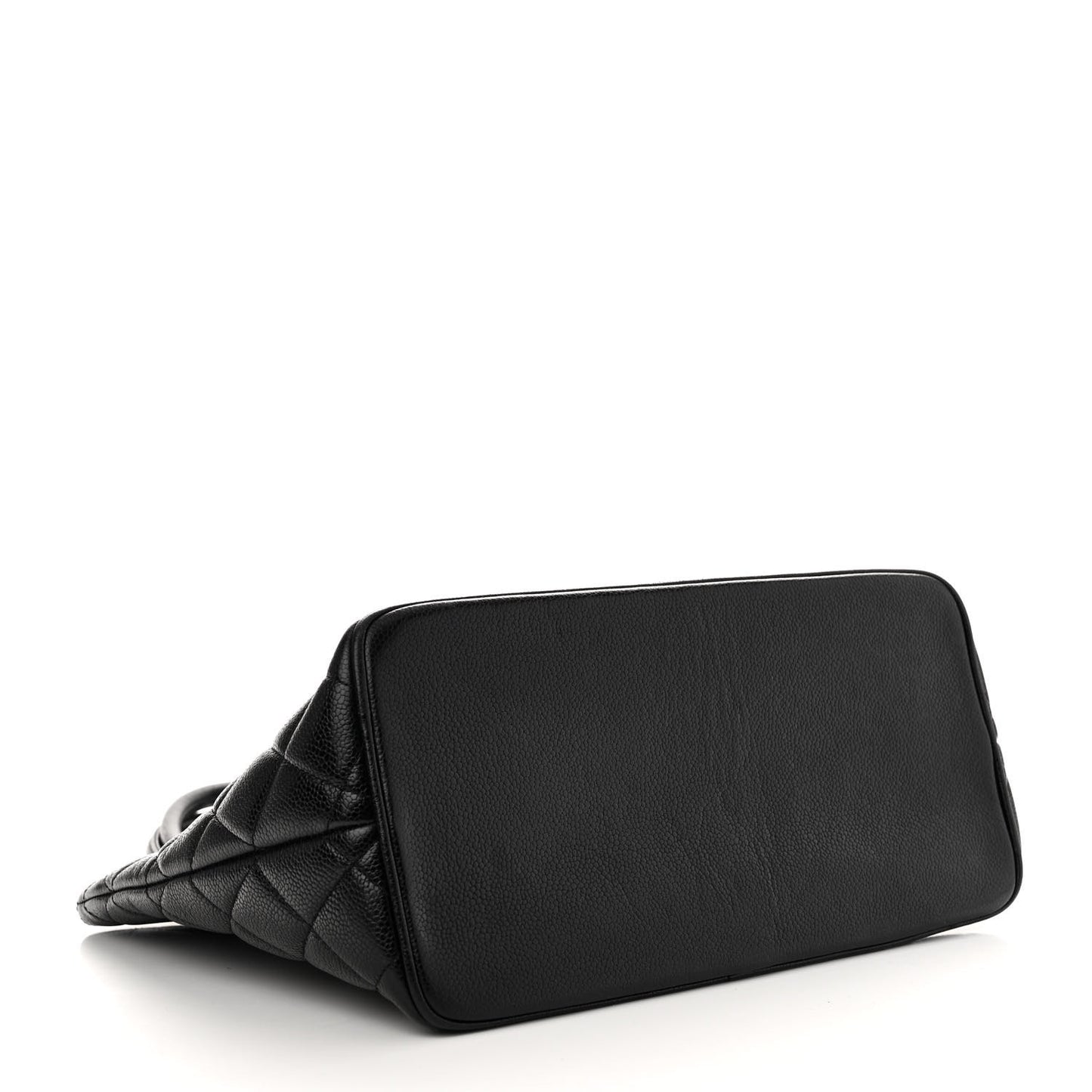 Caviar Quilted Medallion Tote Black