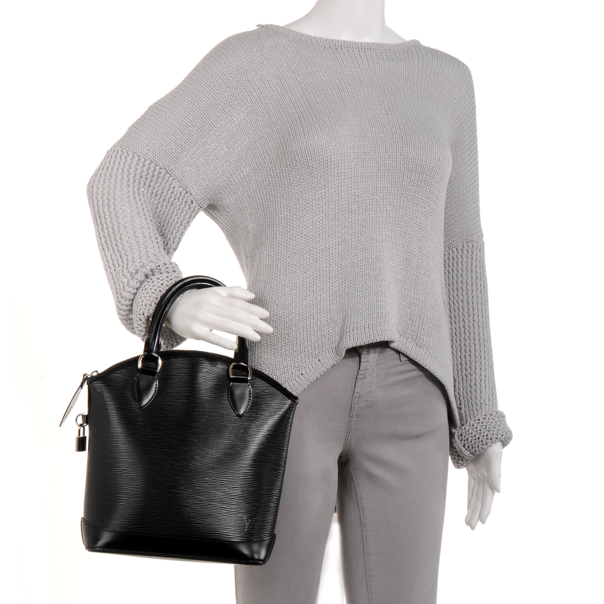 Louis Vuitton Epi Lockit Black 2 of 7