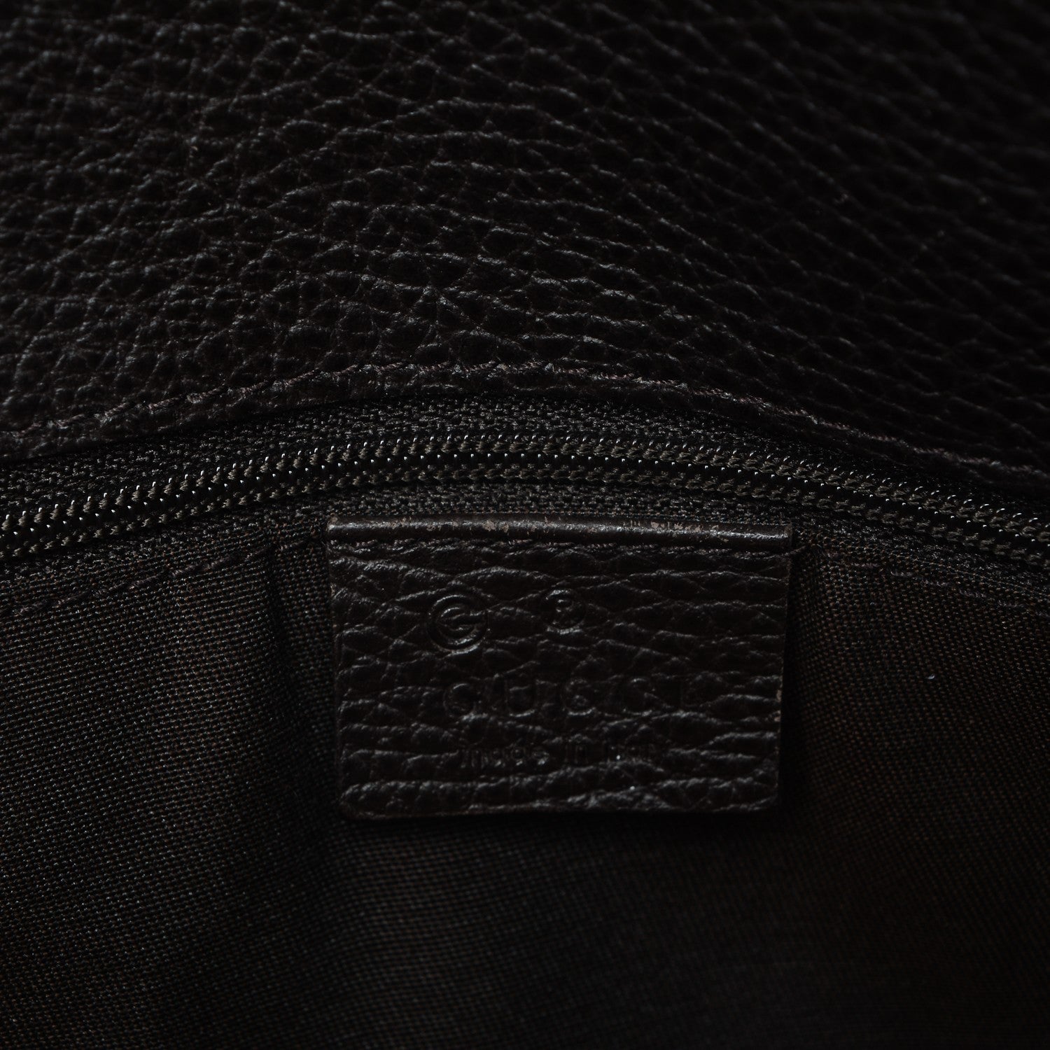 Gucci Calfskin Large Gifford Braided Handle Tote Dark Brown 6 of 7