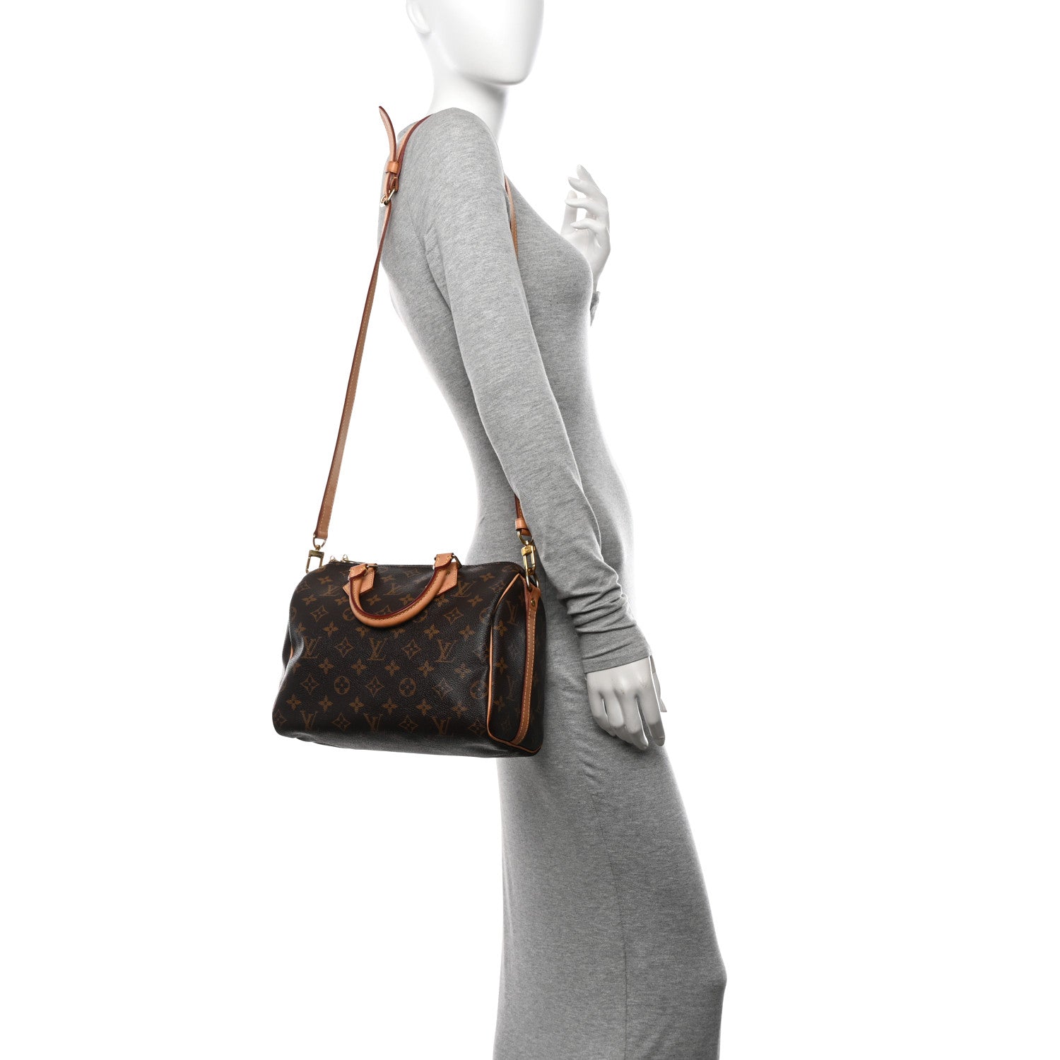 Louis Vuitton Monogram Speedy Bandouliere 25 2 of 13