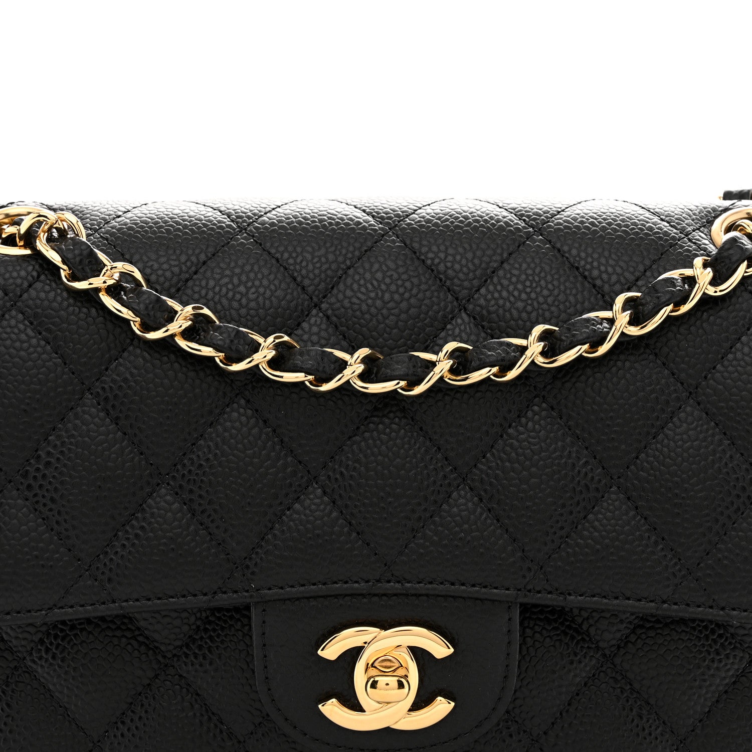 Chanel Caviar Quilted Small Double Flap Black 8 of 11