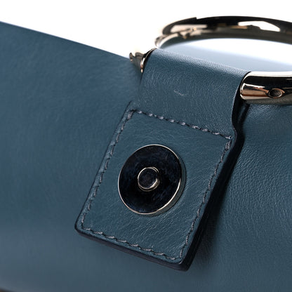 Chloe Suede Calfskin Medium Faye Shoulder Bag Cloudy Blue 10 of 10