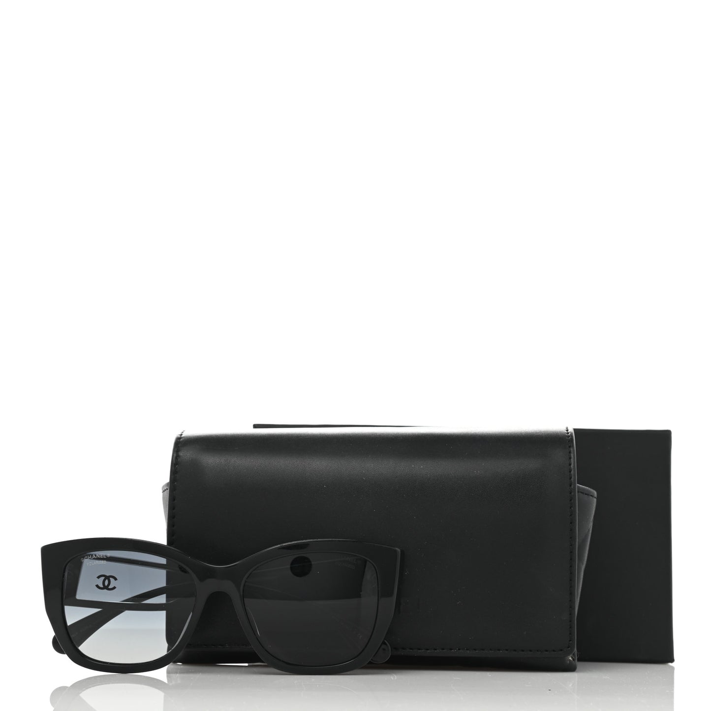 Acetate Butterfly Signature CC Sunglasses 5429-A Black