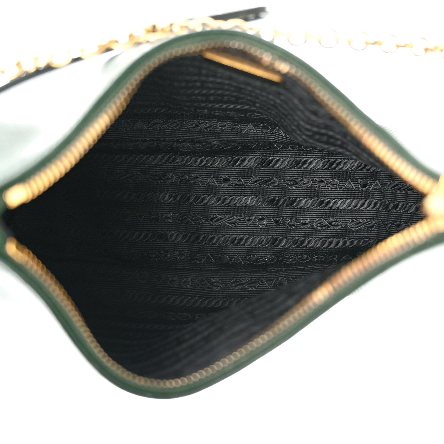 Saffiano Lux Re-Edition 2005 Shoulder Bag Smeraldo