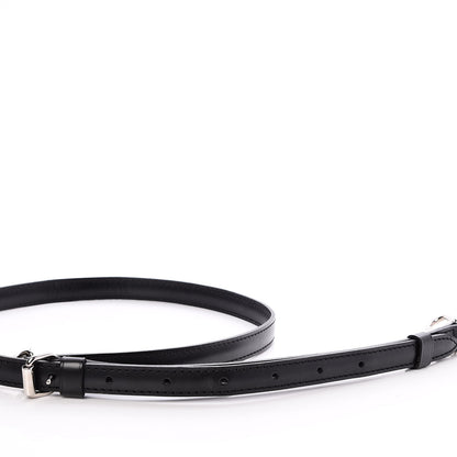 Louis Vuitton Calfskin 16mm Adjustable Shoulder Strap Black 3 of 5