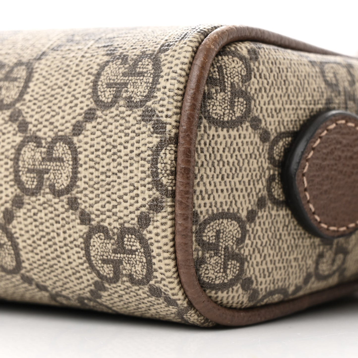 GG Supreme Monogram Web Mini Ophidia Shoulder Bag Brown