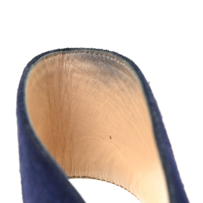 Christian Louboutin Suede Franca 85 Pumps 40 Eclipse 6 of 17