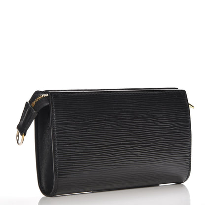 Louis Vuitton Epi Bucket Pochette Accessories Black 3 of 9