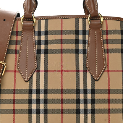Burberry Horseferry Check Medium Ballingdon Tote Honey Tan 7 of 10