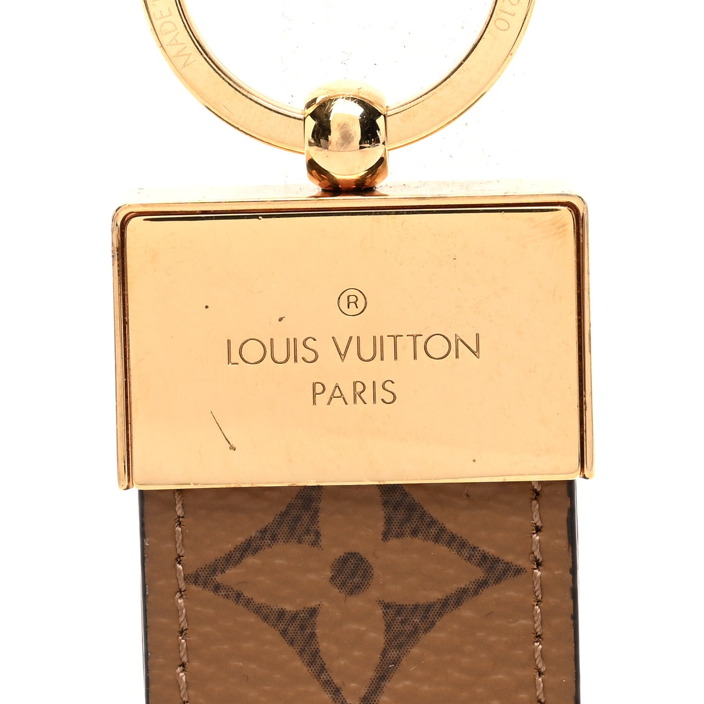 Reverse Monogram Dauphine Dragonne Key Holder
