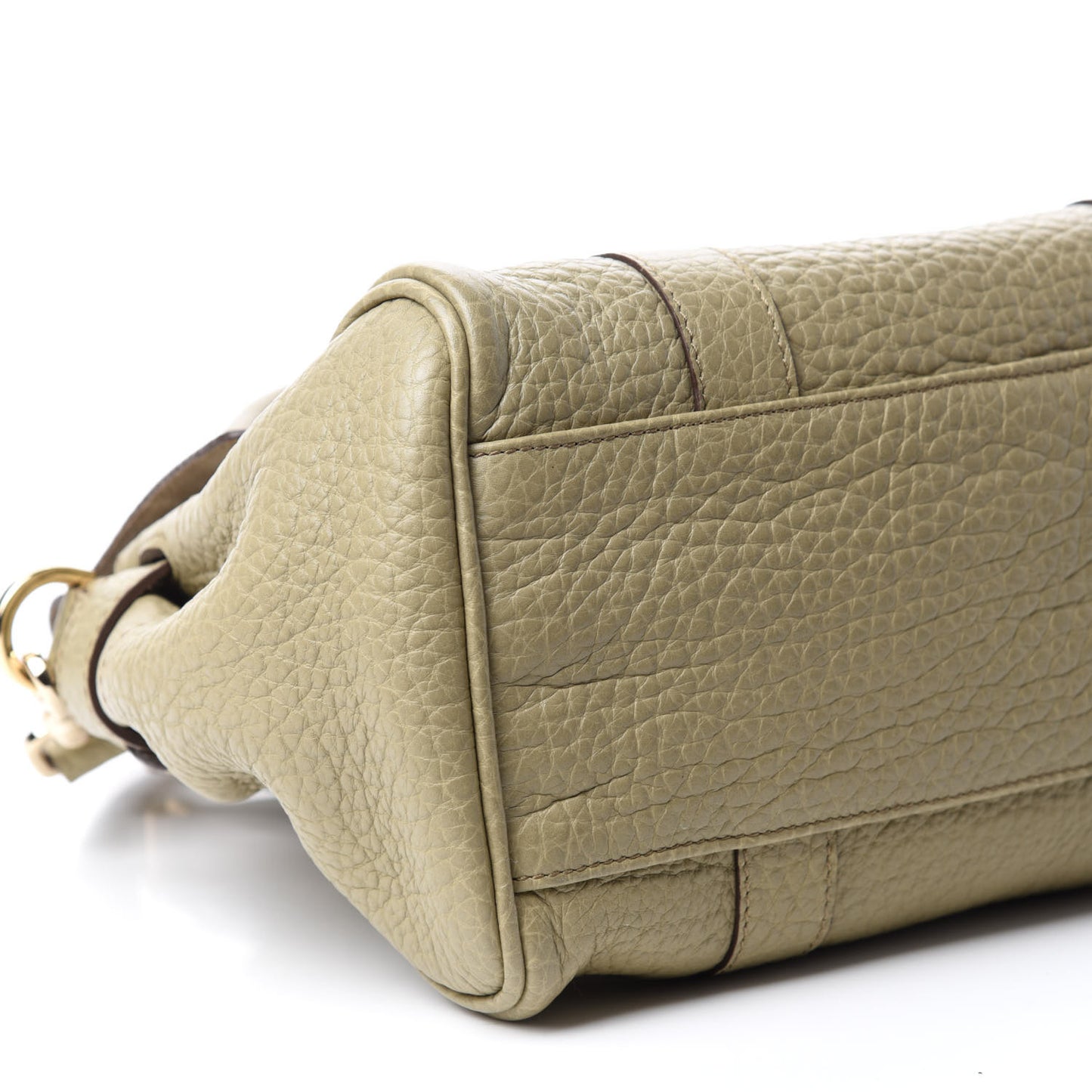 Shrunken Calfskin Small Bayswater Beige
