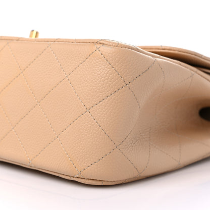 Chanel Caviar Quilted Jumbo Double Flap Beige Clair 9 of 17