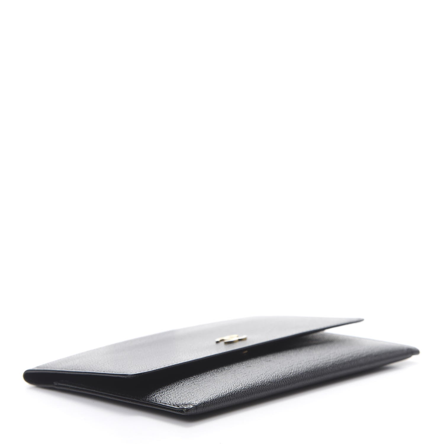 Chanel Goatskin CC Flap Wallet Black 4 of 9