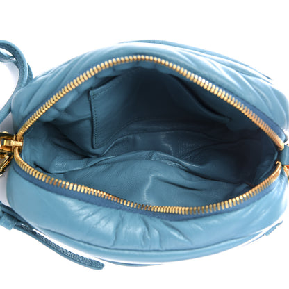 Prada Nappa Bomber Crossbody Turchese 4 of 8