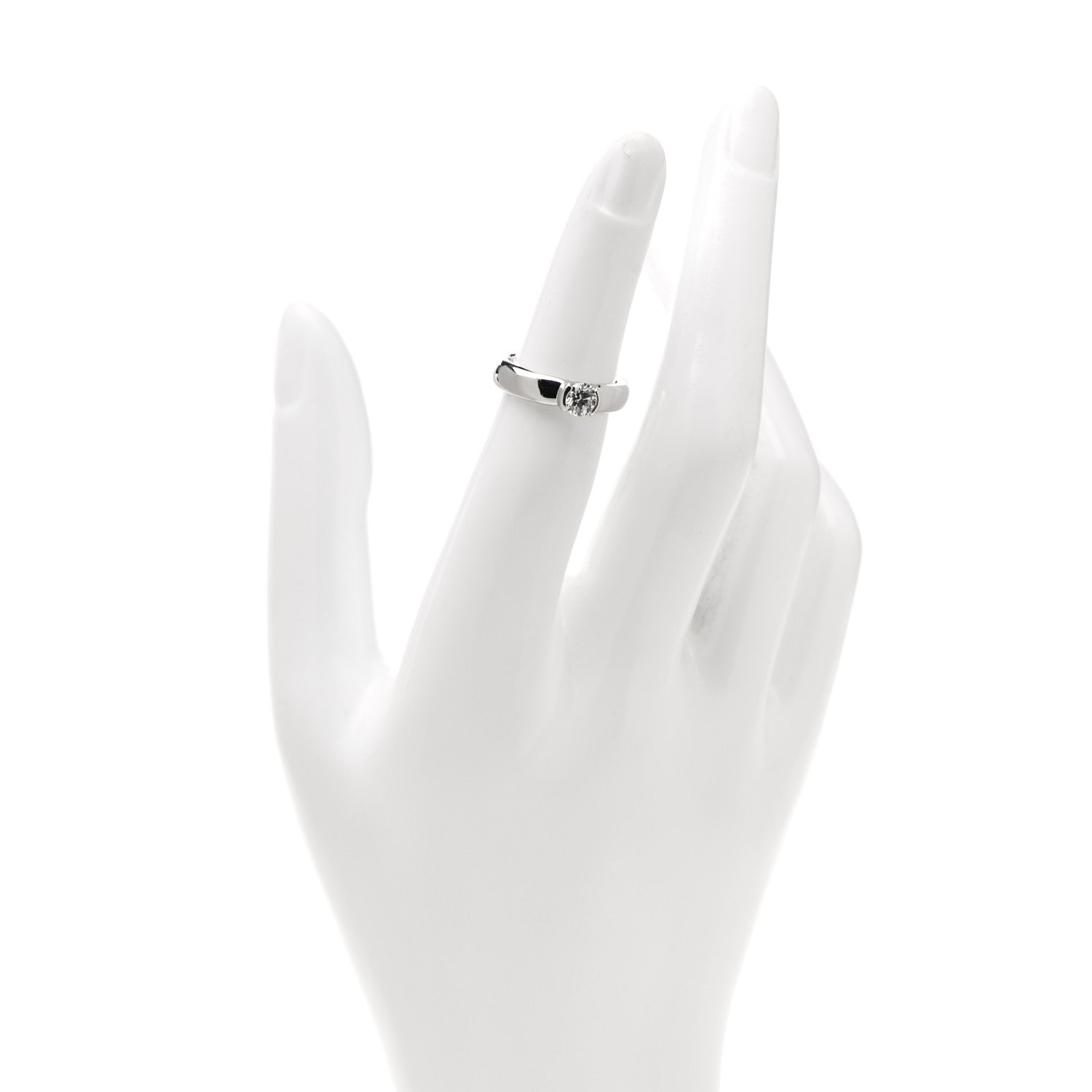 Tiffany Platinum Diamond .40ct Etoile Solitaire Engagement Ring 48 4.5 2 of 6