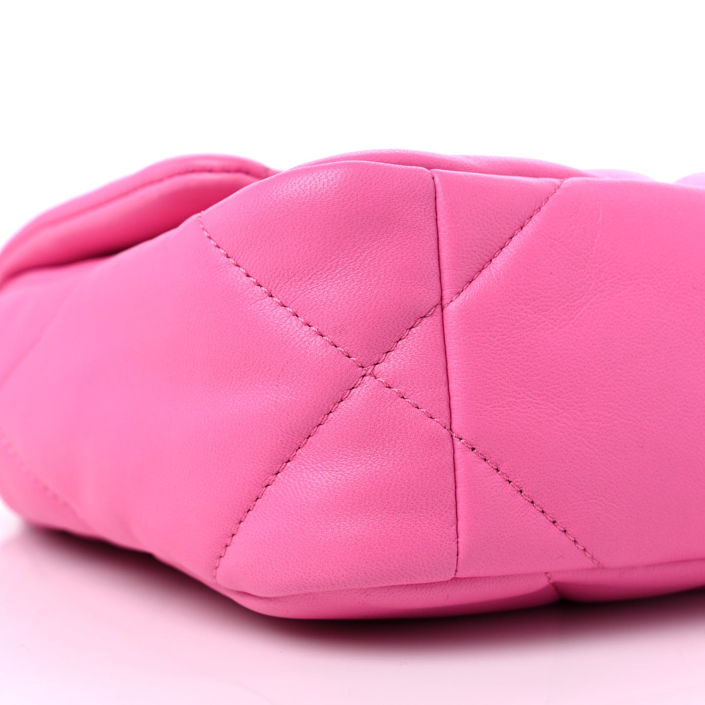 Lambskin Quilted Medium Chanel 19 Flap Pink