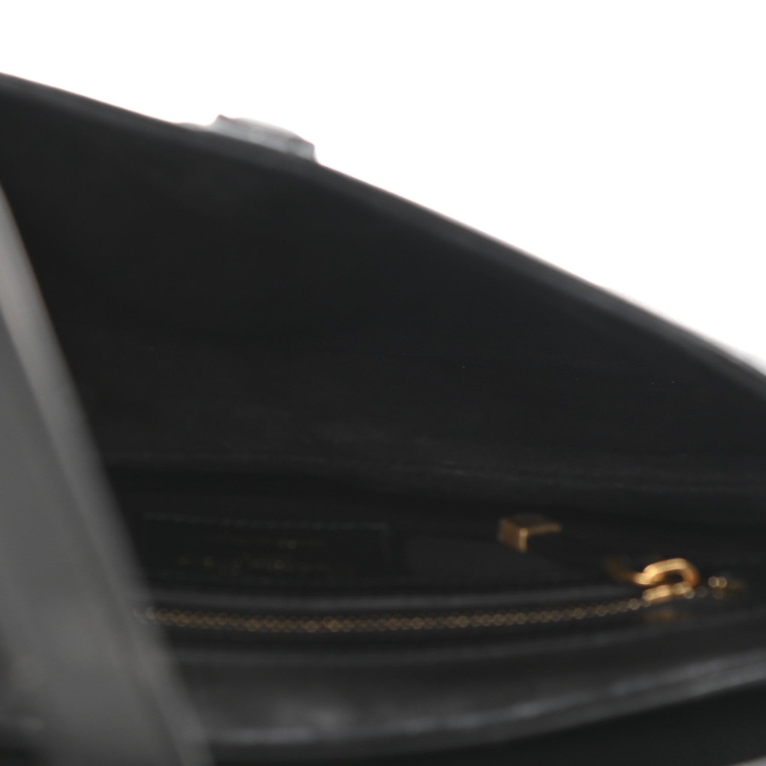 Christian Dior Grained Calfskin Saddle Bag Black 5 of 10