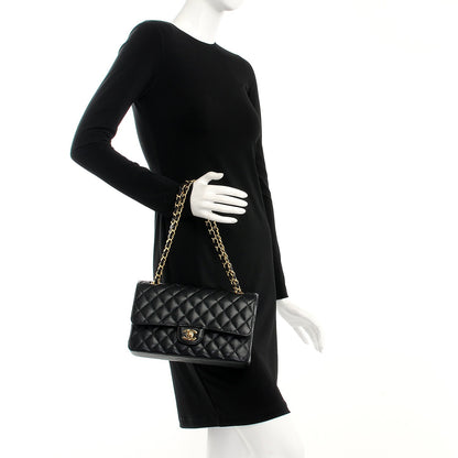 Chanel Caviar Quilted Medium Double Flap Black 2 of 7