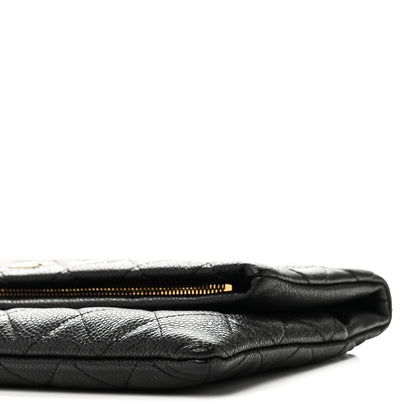 Chanel Caviar Quilted CC Beauty Clutch Black 10 of 11