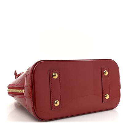 Louis Vuitton Vernis Alma BB Pomme D'Amour 4 of 11