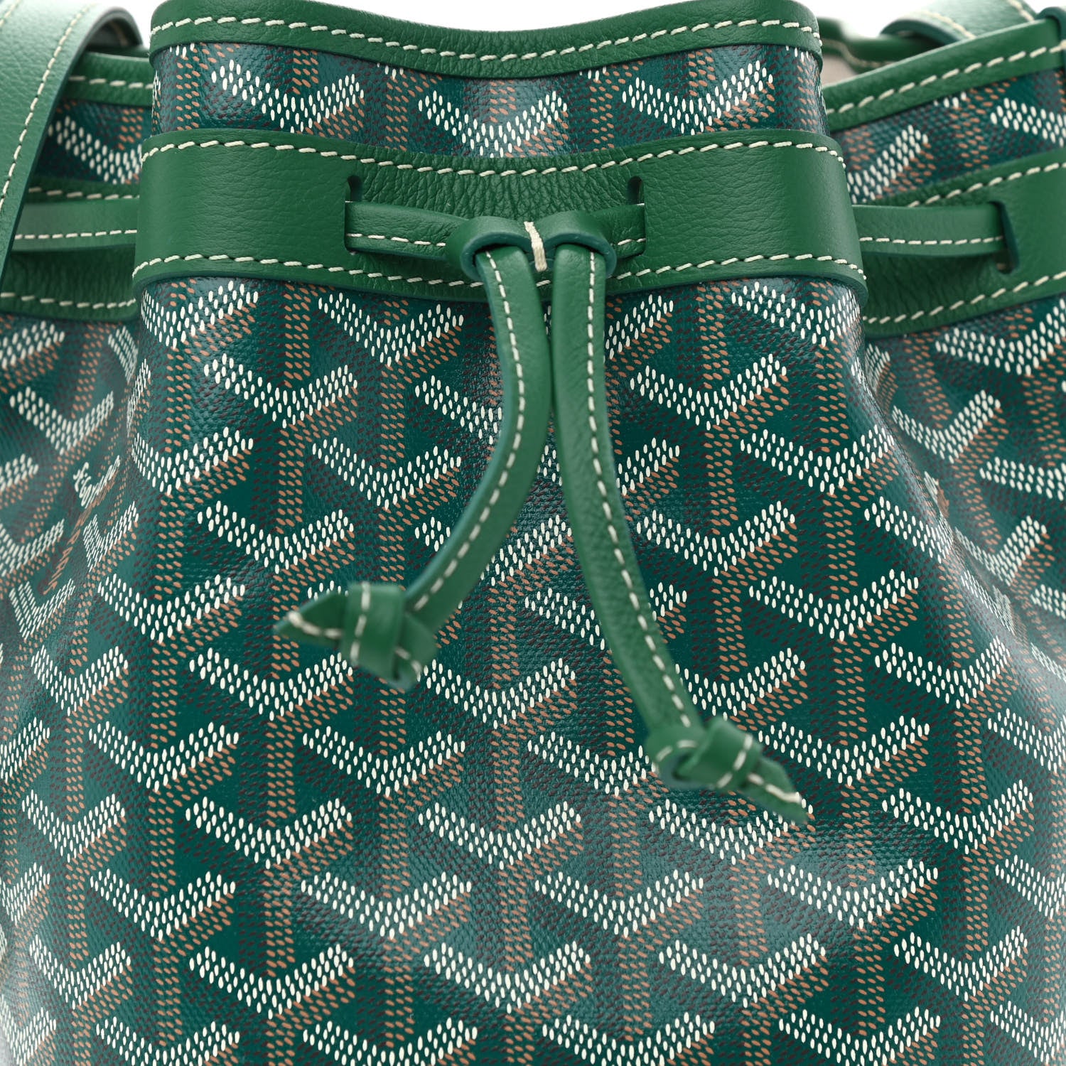Goyard Goyardine Petit Flot Bucket Bag PM Green 8 of 10