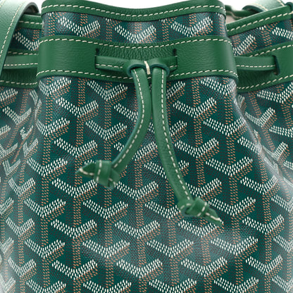 Goyard Goyardine Petit Flot Bucket Bag PM Green 8 of 10