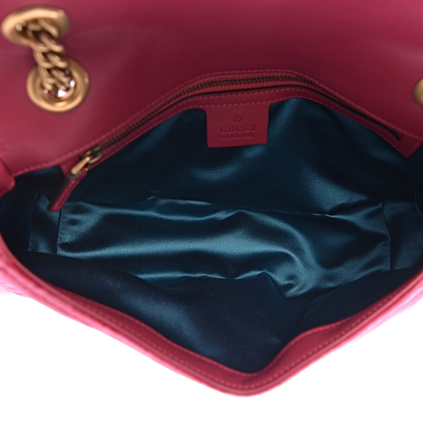 Velvet Matelasse Small GG Marmont Shoulder Bag Light Raspberry Rose