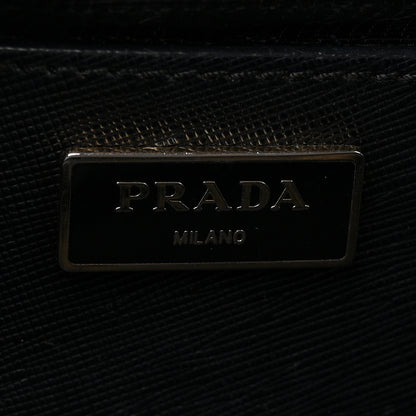 Prada Saffiano Medium Galleria Double Zip Tote Black 5 of 14