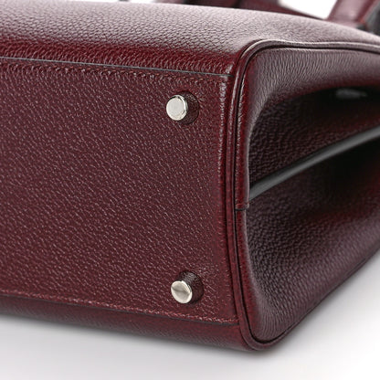 Gucci Grainy Calfskin Small Zumi Top Handle Bag Vintage Bordeaux 8 of 8