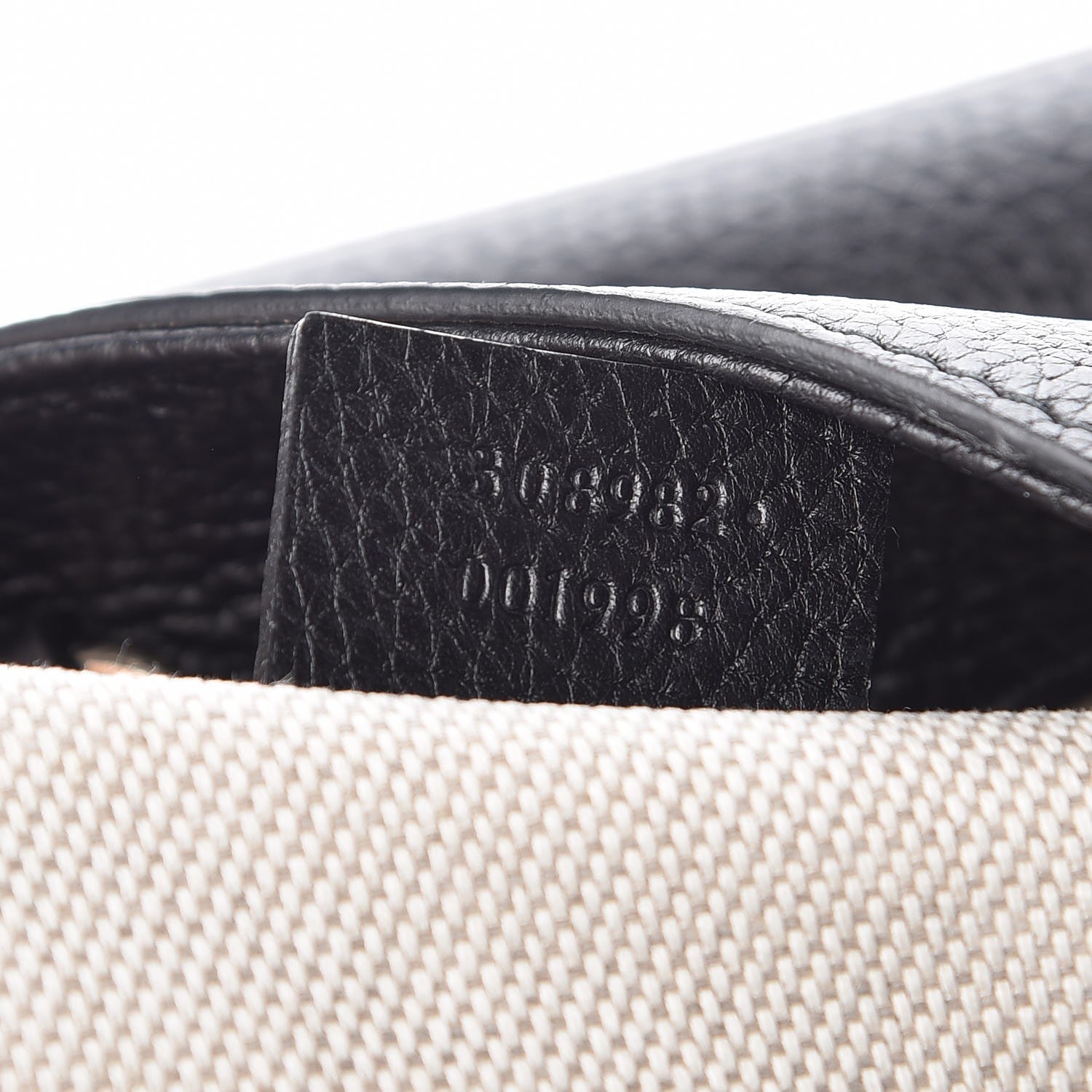 Gucci Pebbled Calfskin Medium Soho Chain Shoulder Bag Black 7 of 7