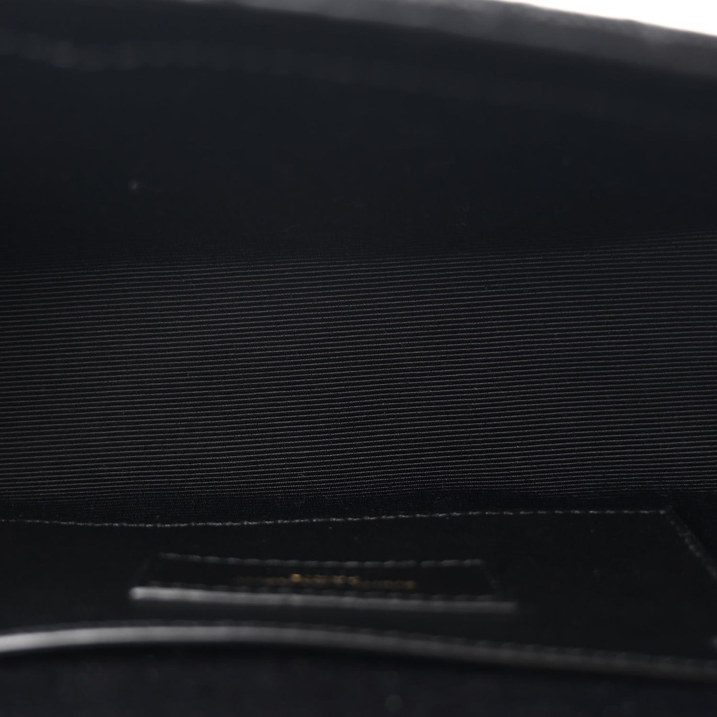 Grain De Poudre Textured Mixed Matelasse Triquilt Small Monogram Satchel Black