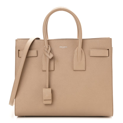 Saint Laurent Grained Calfskin Small Sac De Jour Nude Powder 1 of 10