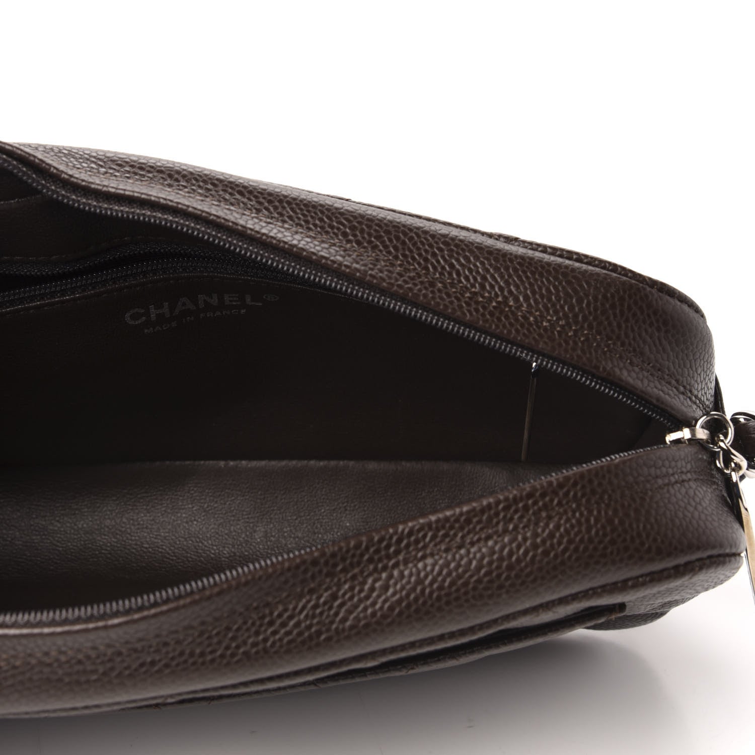 Chanel Caviar Quilted Timeless Camera Case Brown 7 of 9