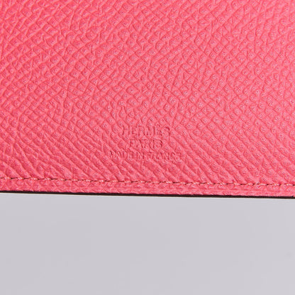 Hermes Epsom Tarmac PM Passport Holder Rose Azalee 6 of 7