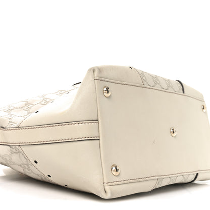 Gucci Guccissima Large Punch Tote Ivory 9 of 10