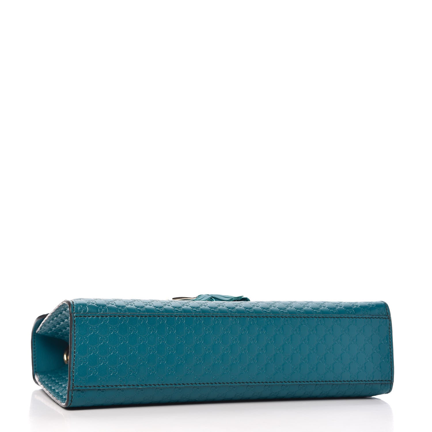 Gucci Soft Microguccissima Medium Emily Chain Shoulder Bag Deep Cobalt 4 of 10