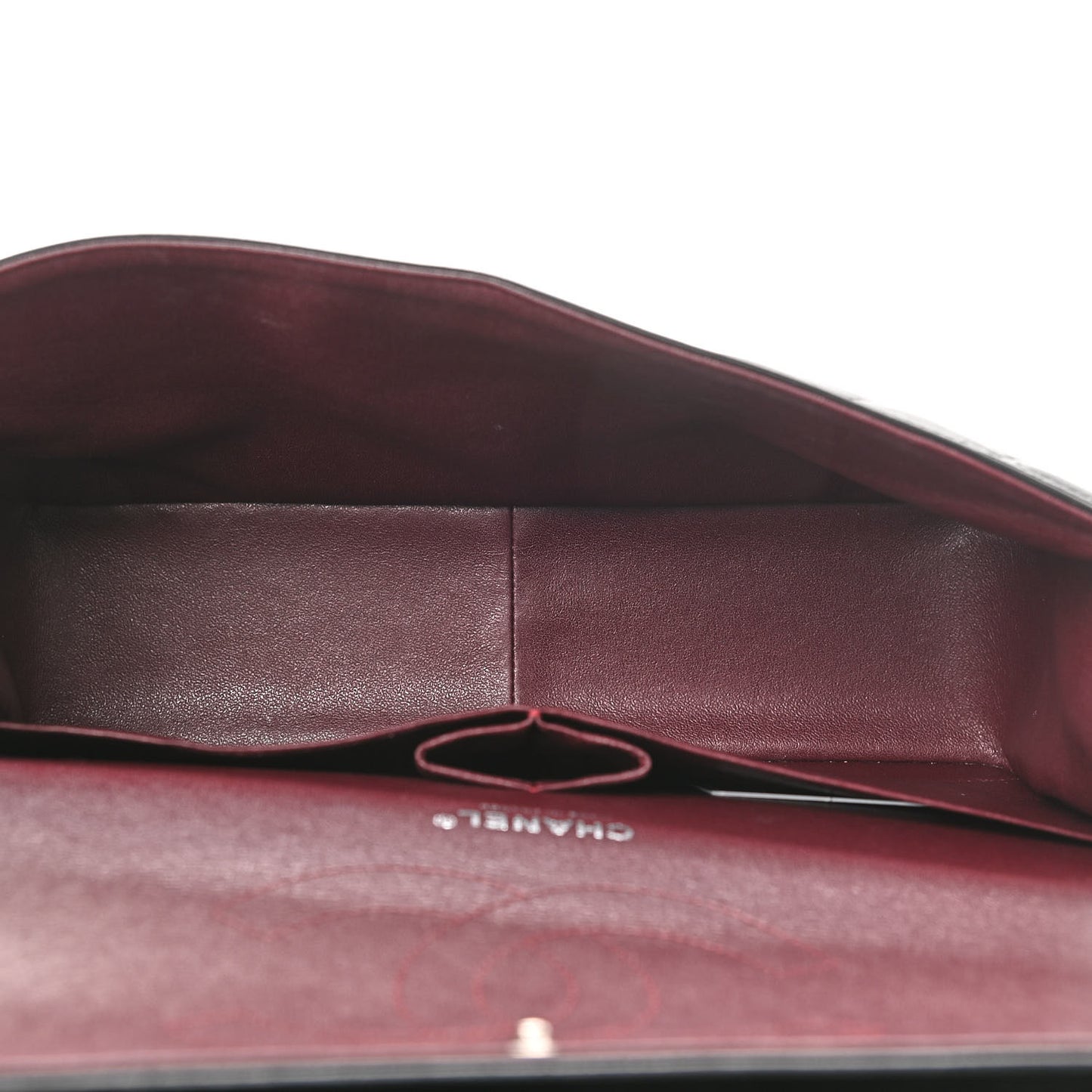 Lambskin Quilted Jumbo Double Flap Black