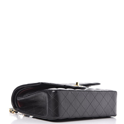 Chanel Lambskin Quilted Medium Double Flap Black 4 of 14