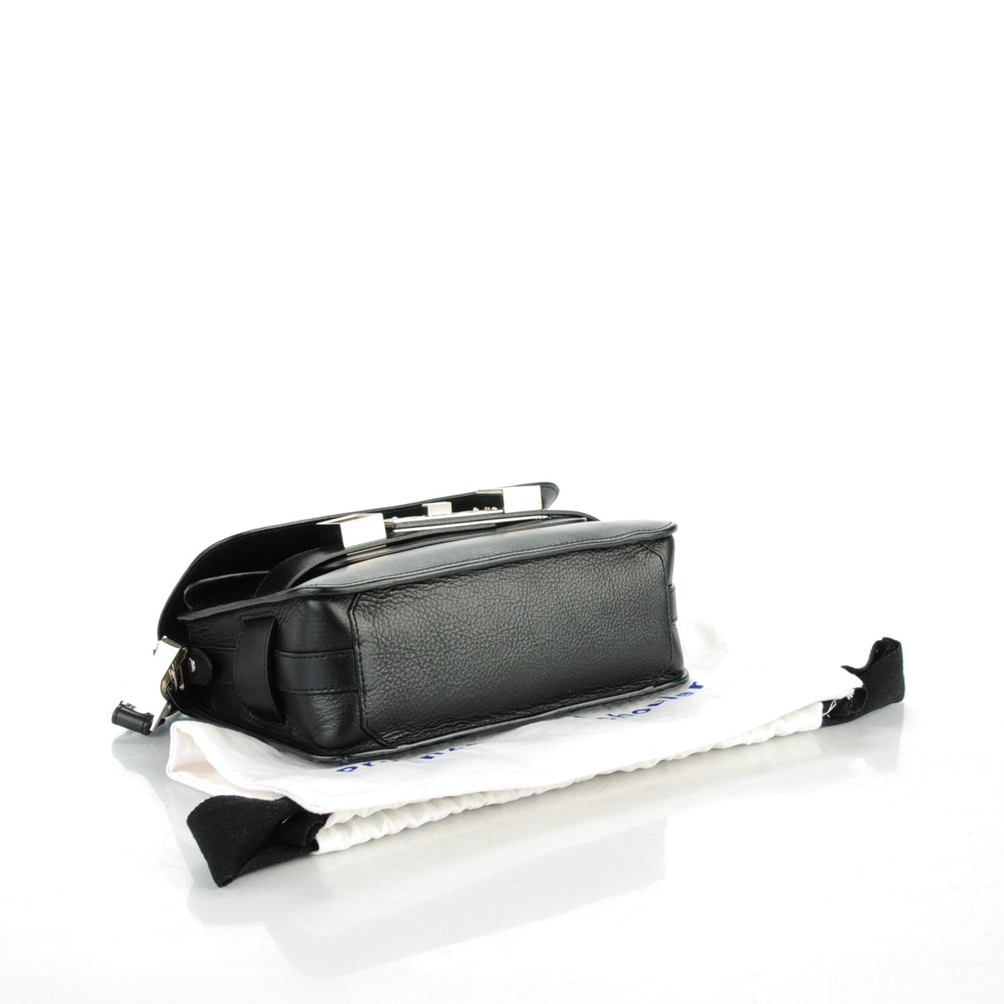 Calfskin Mini PS11 Classic Shoulder Bag Black
