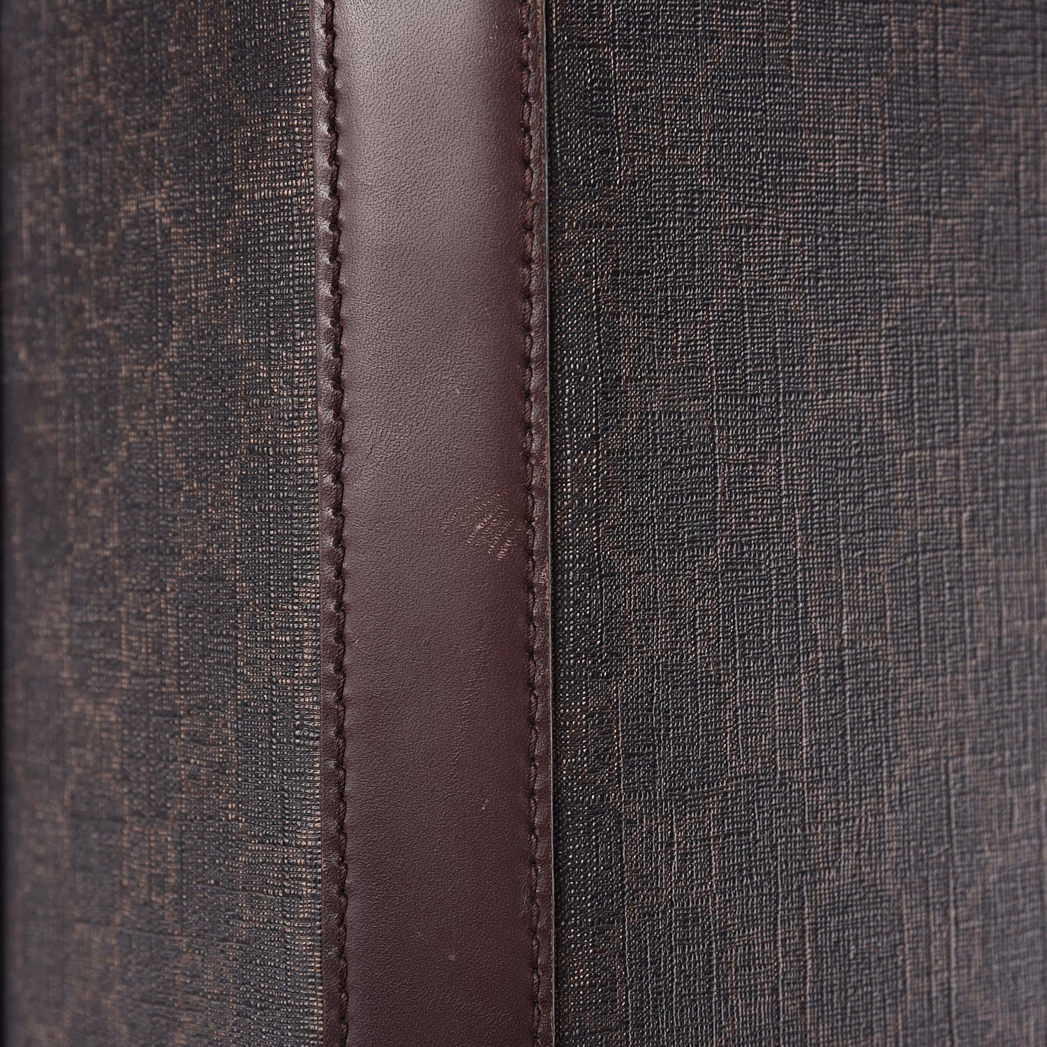 Gucci GG Supreme Monogram Four Wheel Carry On Suitcase Dark Brown 35 of 46