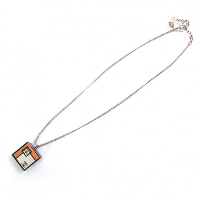 Chanel Resin Crystal Geometric Square Necklace 1 of 6
