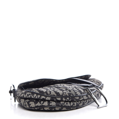 Christian Dior Monogram Saddle Bag Black 4 of 8