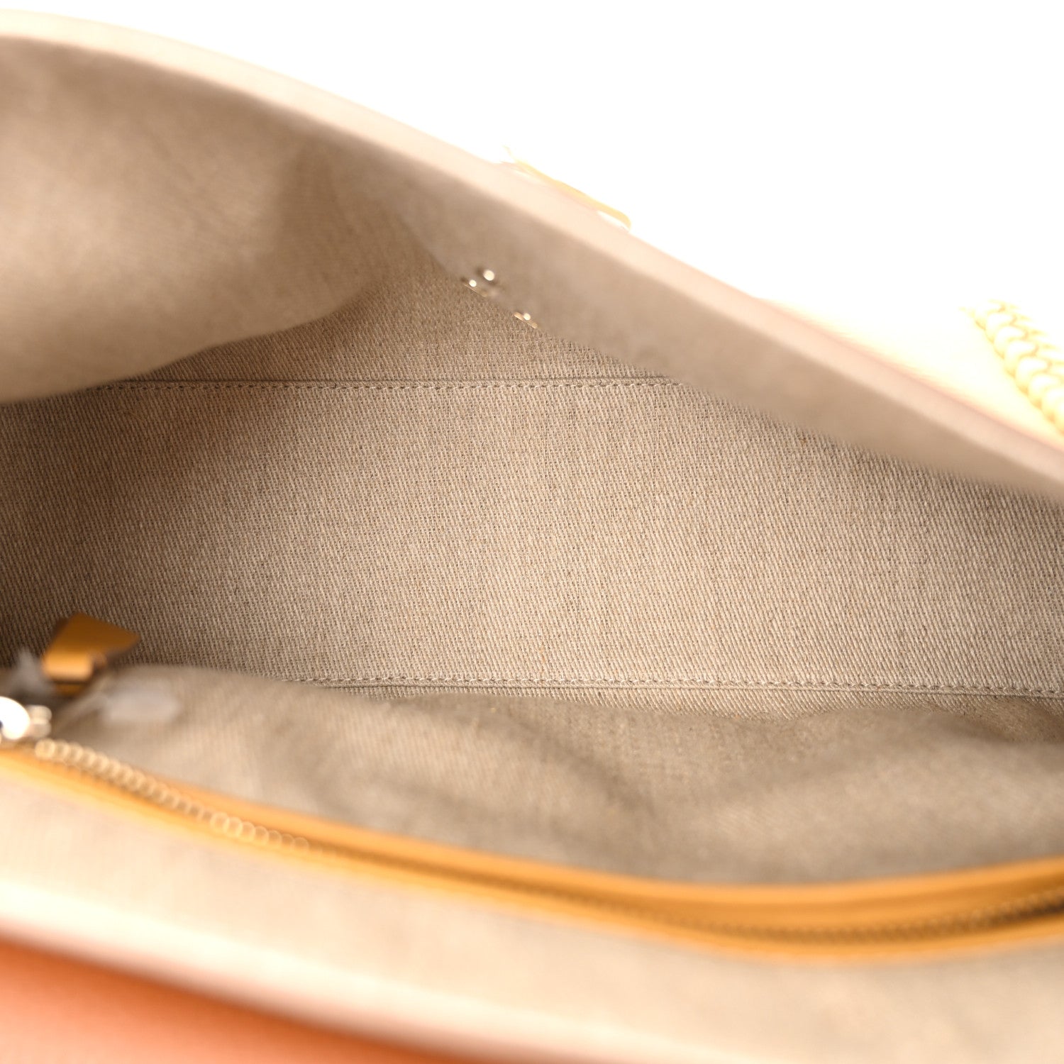 Chloe Grained Calfskin Medium Penelope Shoulder Bag Dusty Gold 5 of 10
