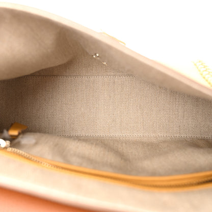 Chloe Grained Calfskin Medium Penelope Shoulder Bag Dusty Gold 5 of 10