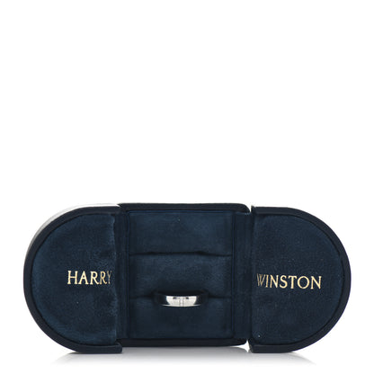 Harry Winston Platinum Diamond Vertical Row Wedding Band Ring 60 9.25 5 of 5