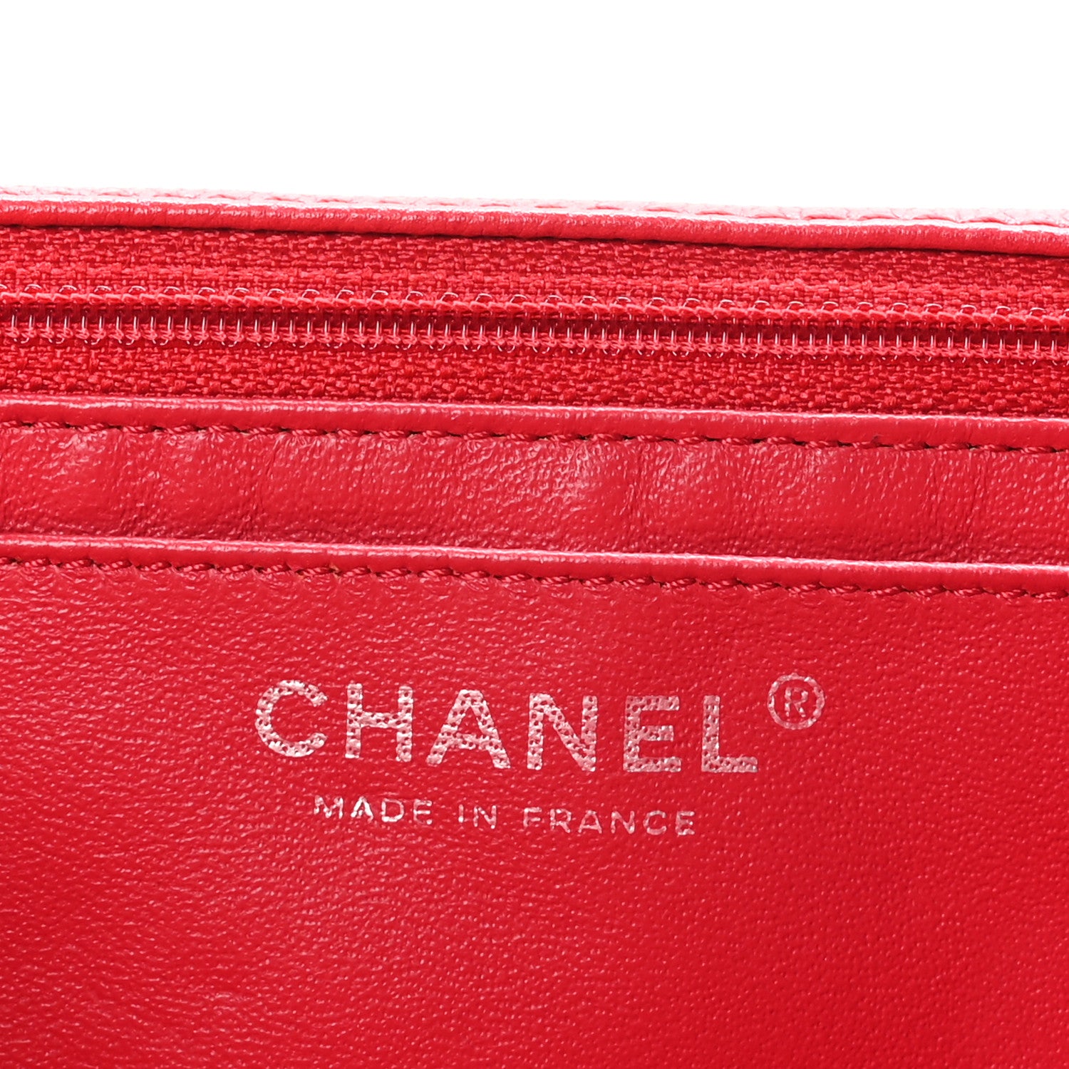 Chanel Washed Caviar Quilted Maxi Single Flap Fuchsia 6 of 10