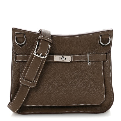 Hermes Taurillon Clemence Jypsiere 28 Etoupe 1 of 9