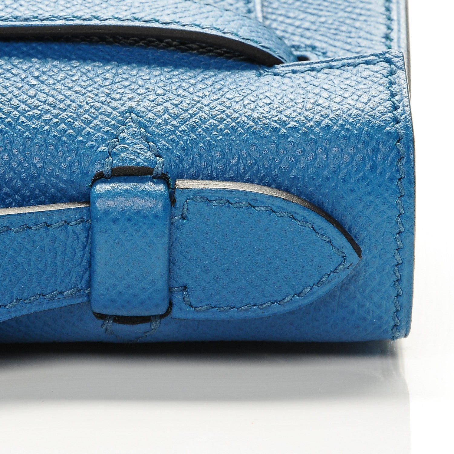Hermes Epsom Kelly Pochette Clutch Bleu Izmir 8 of 19