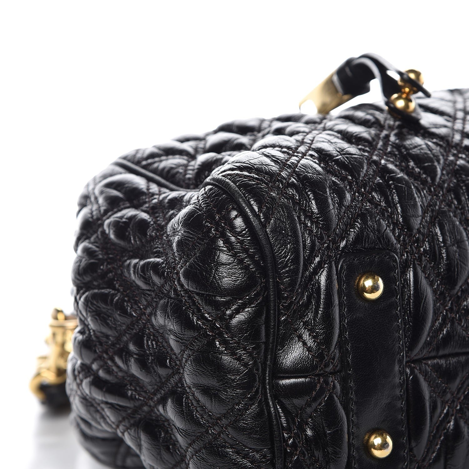 Marc Jacobs Calfskin Quilted Stam Black 12 of 13