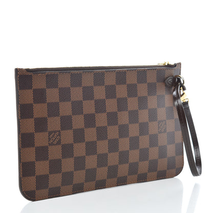 Louis Vuitton Damier Ebene Neverfull MM GM Pochette 3 of 8